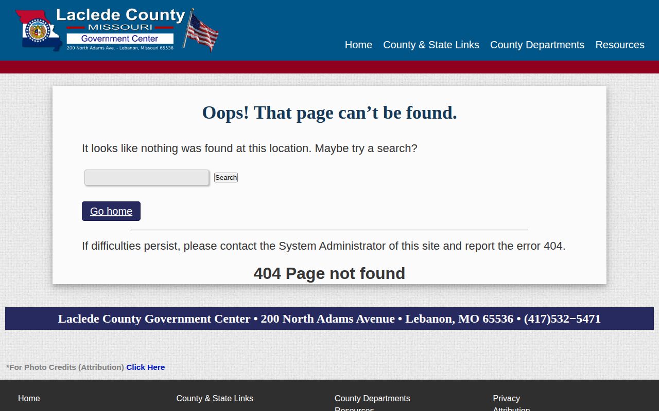 Unavailable former Laclede County 24 hour release roster path